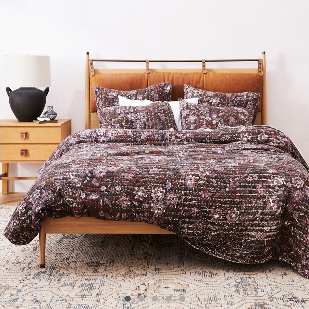 New Queen Amber Lewis for Anthropologie Gwendolen Coverlet Quilt